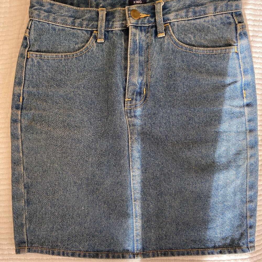 Vintage King Denim Skirt from Frankie Shop Like new condition Size Small